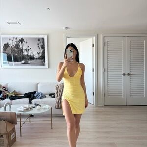Yellow Mini Dress
